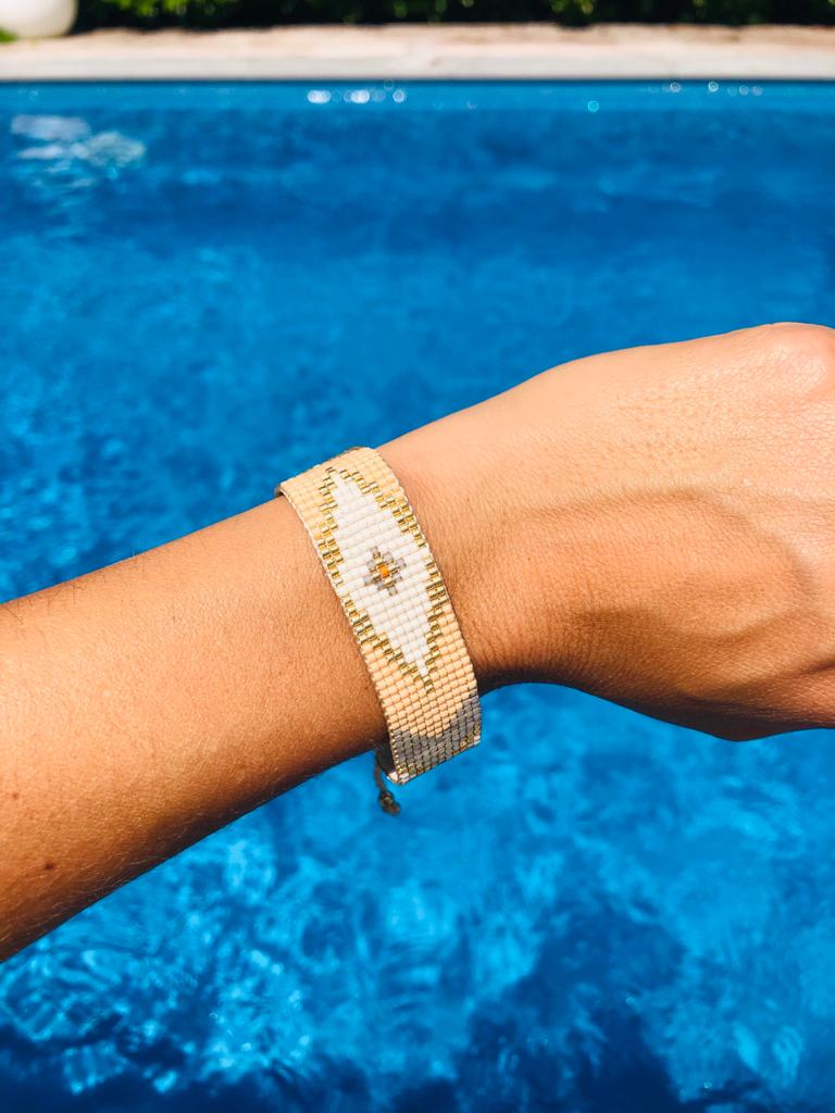 Armband "Memories Collection" - beige