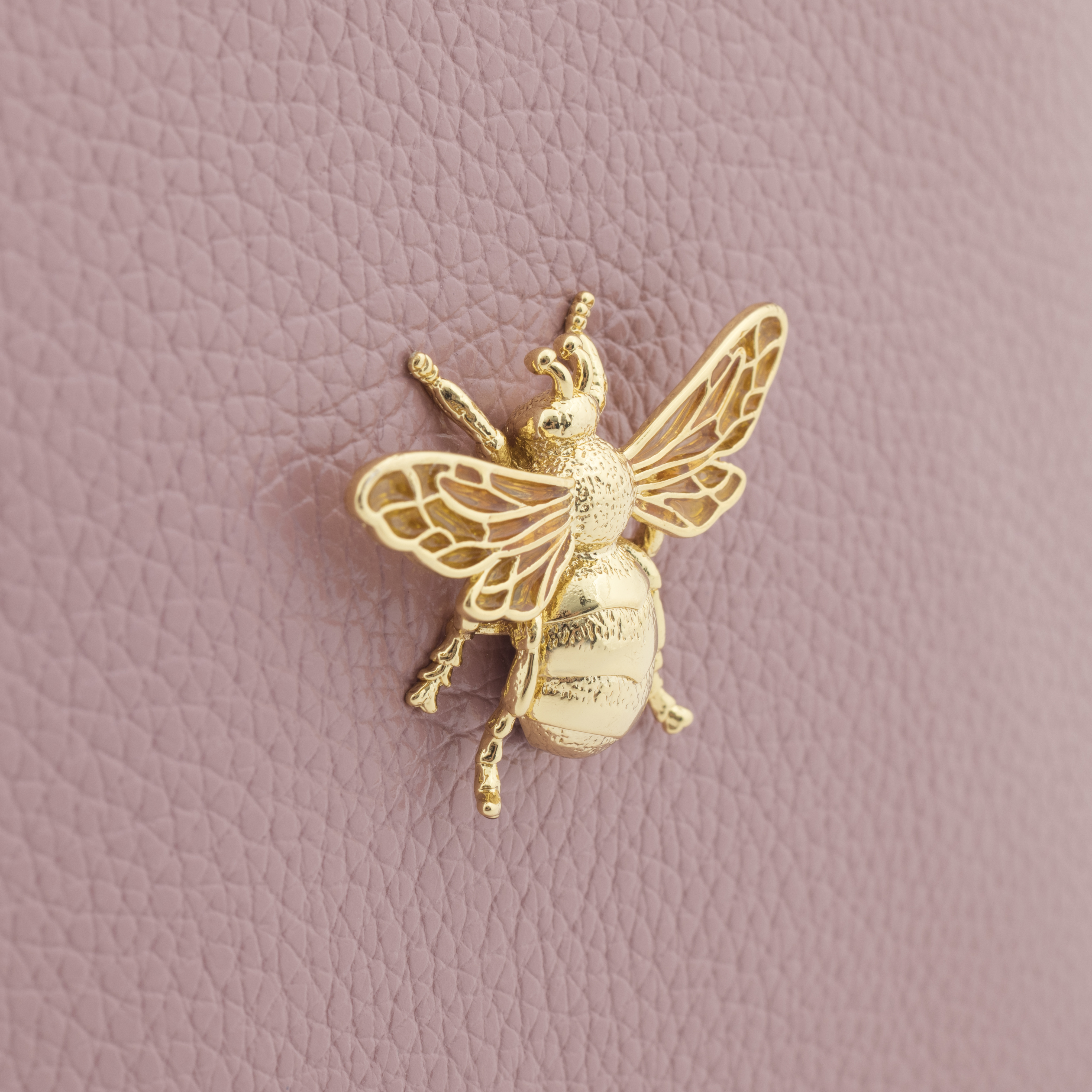 BILL SKINNER Lederhandtasche "Queen Bee" - rosa