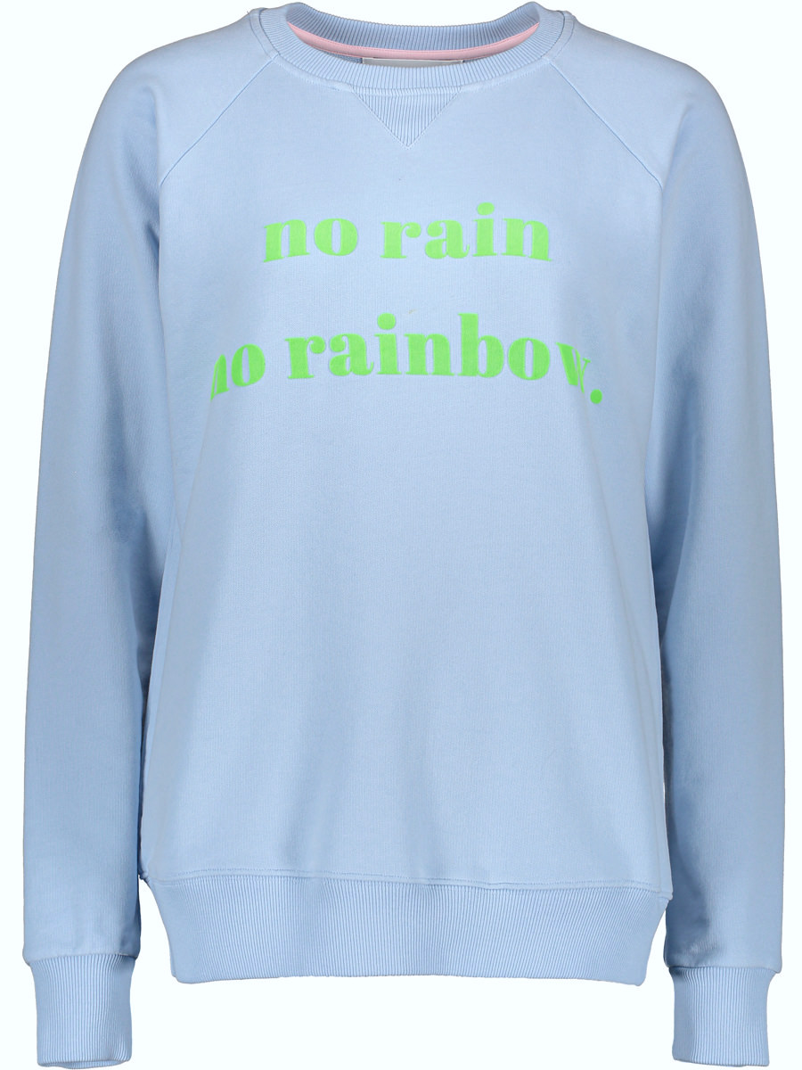 ANOTHER BRAND Sweatshirt "no rain no rainbow" - Größe L